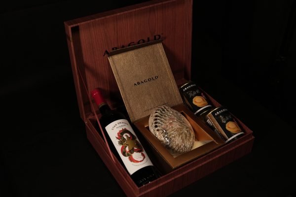 2 Abalone Can (DW 120g) & Wine Set