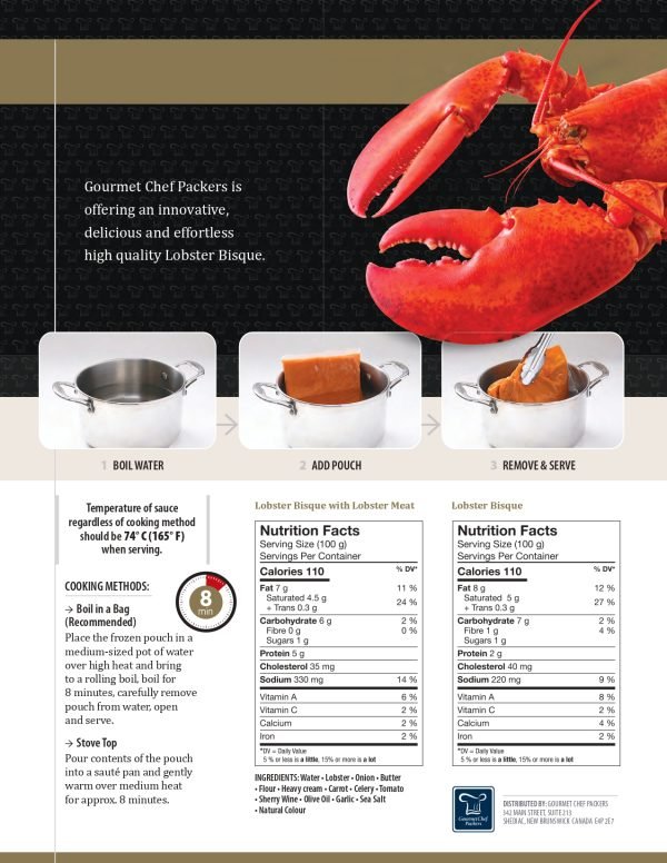 Lobster Bisque 472g pack